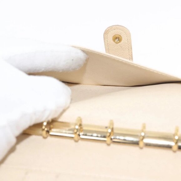 LOUIS VUITTON Damier Azur Agenda PM Day Planner Cover R20706 LV Auth 145793 - Picture 10 of 16